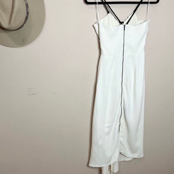 Roland Mouret White Midi Dress size 4 - Picture 8 of 9